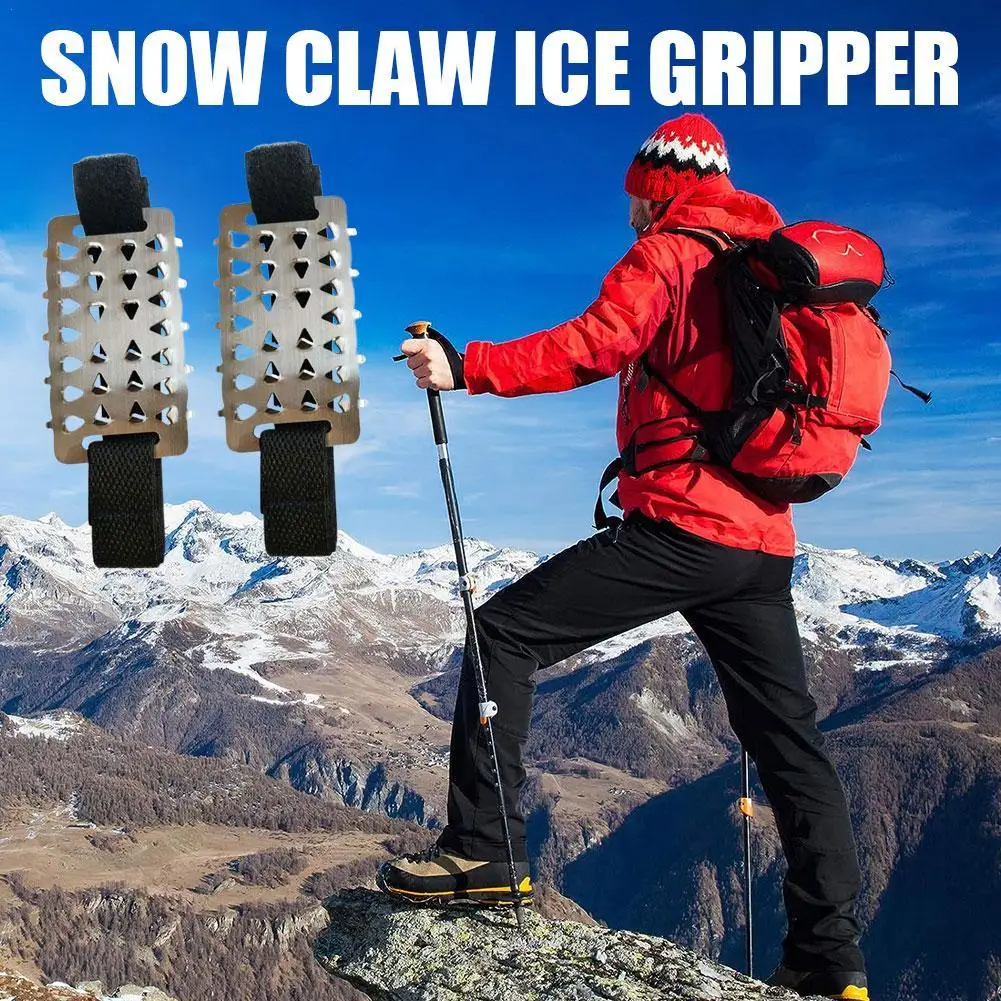 1 Pair Snow Claw Ice Gripper Winter Shoes Covers 26 Teeth Ice Gripper Anti-Slip Portable Outdoor Climbing Hiking Shoes Grips
1 Pair Snow Claw Ice Gripper Winter Shoes Covers 26 Teeth Ice Gripper Anti-Slip Portable Outdoor Climbing Hiking Shoes Grips