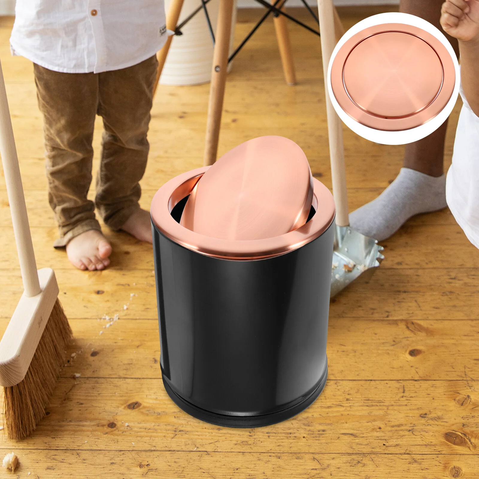 Swinging Kitchen Trash Can For Tabletop Stainless Steel Flap Flush Recessed Balance Swing Flap Lid Cover Trash Bin
Swinging Kitchen Trash Can For Tabletop Stainless Steel Flap Flush Recessed Balance Swing Flap Lid Cover Trash Bin