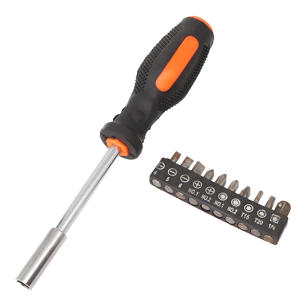 11pcs/set Screwdriver Set Magnetic Hex Screws Driver Bits 6.3mm Anti-Silp Handle Multifunction Repair Tools Hand Tools
11pcs/set Screwdriver Set Magnetic Hex Screws Driver Bits 6.3mm Anti-Silp Handle Multifunction Repair Tools Hand Tools
