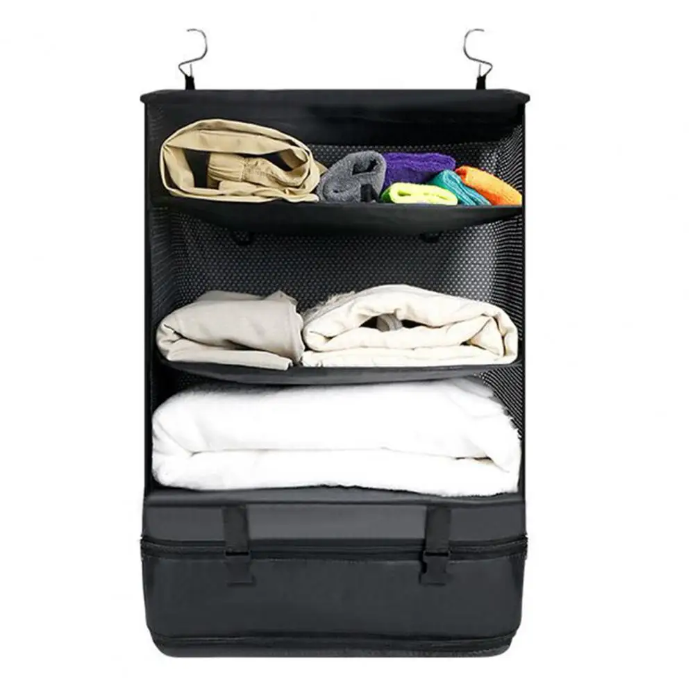 Efficient Space-saving Storage Solution Multi-functional Travel Storage Bag with 3-layer Mesh Pockets High-elastic for Home
Efficient Space-saving Storage Solution Multi-functional Travel Storage Bag with 3-layer Mesh Pockets High-elastic for Home