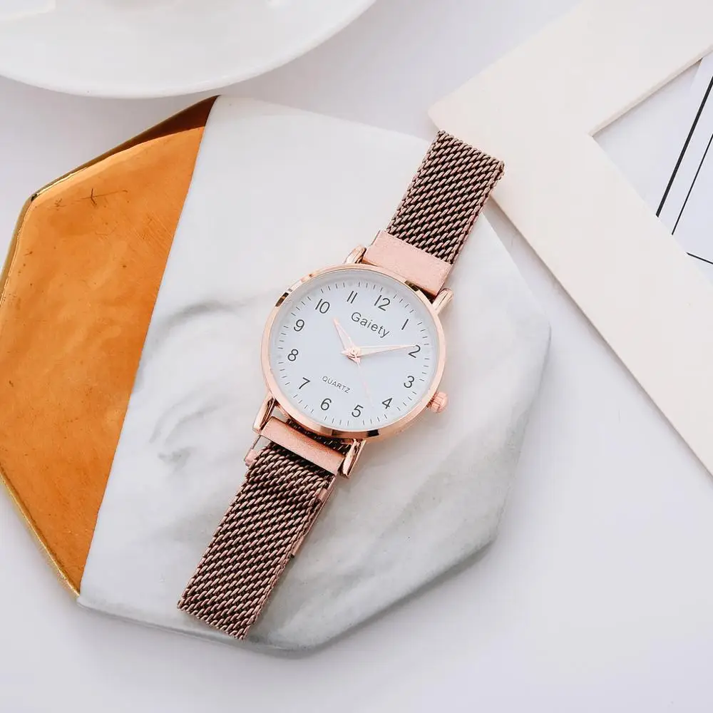 Reloj Mujer Fashion Women Watches Simple Vintage Small Dial Watch Sweet Magnet Mesh Strap Sports Rose Gold Wrist Clock Gift
Reloj Mujer Fashion Women Watches Simple Vintage Small Dial Watch Sweet Magnet Mesh Strap Sports Rose Gold Wrist Clock Gift