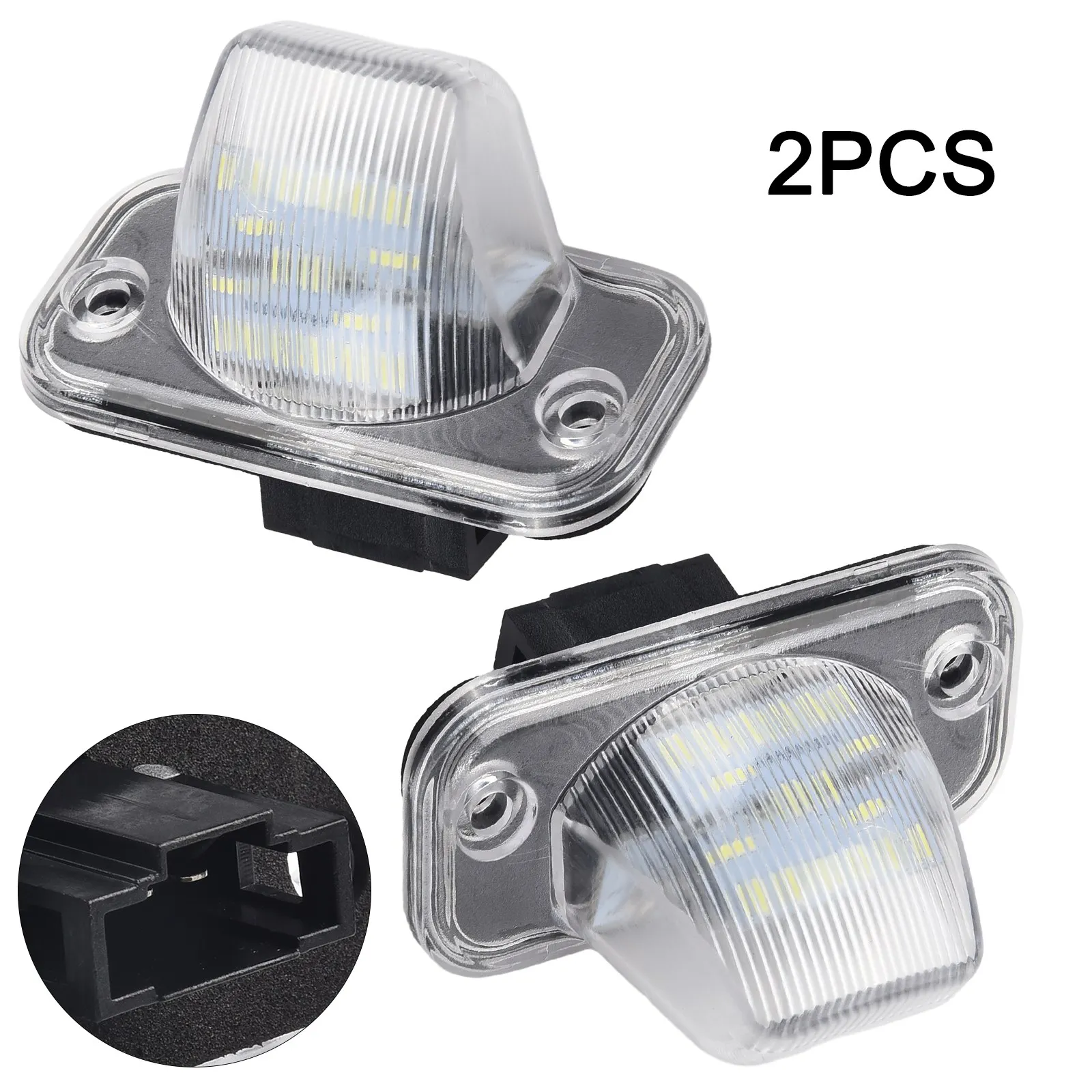 2pcs License Lights For T4 License Lamp Plate Lamp White 1990-2003 3000K ABS+LED Black 50000Hours High Brightness
2pcs License Lights For T4 License Lamp Plate Lamp White 1990-2003 3000K ABS+LED Black 50000Hours High Brightness