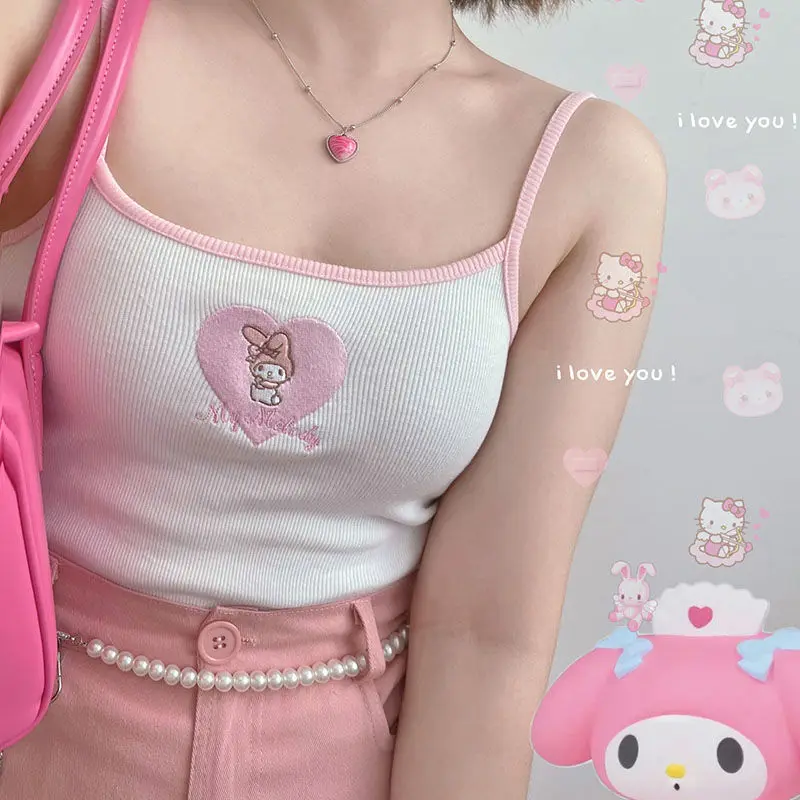 Летний топ Hellokitty в японском стиле, с вышивкой, для самостоятельного выращивания, для девушек, для студенток, универсальные подтяжки внутри, подарок для девушки
Летний топ Hellokitty в японском стиле, с вышивкой, для самостоятельного выращивания, для девушек, для студенток, универсальные подтяжки внутри, подарок для девушки