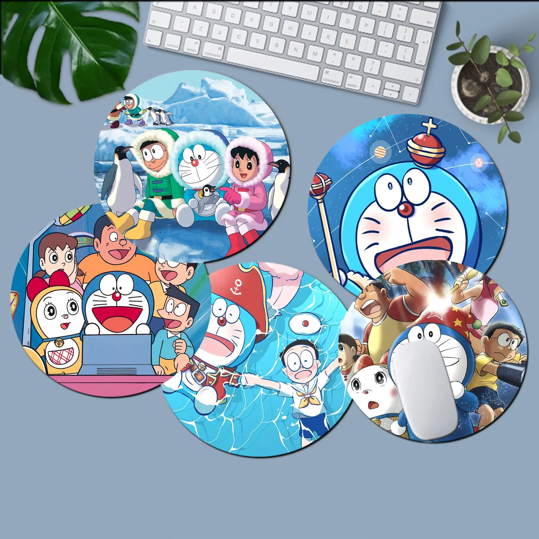 Cute Cartoon D-DoraemonS DIY Round Kawaii Cartoon Anime Gaming Mouse Pad Keyboard Mouse Mats Deskpad Girls For PC Gamer Mousemat
Cute Cartoon D-DoraemonS DIY Round Kawaii Cartoon Anime Gaming Mouse Pad Keyboard Mouse Mats Deskpad Girls For PC Gamer Mousemat