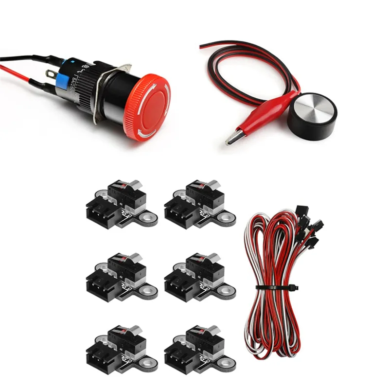 Essential Accessories Kit for CNC Machine 3018PROVe,Emergency Stop,Z-Axis Tool Setting Touch Probe, -Switches
Essential Accessories Kit for CNC Machine 3018PROVe,Emergency Stop,Z-Axis Tool Setting Touch Probe, -Switches