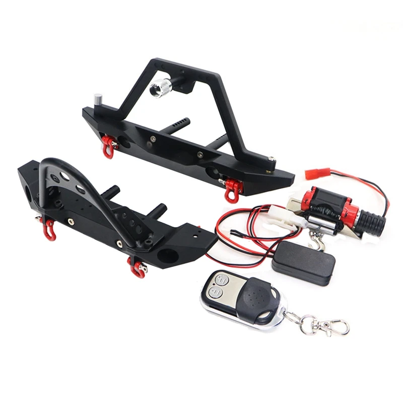 Metal Bumper Front Rear Bumper Single Motor Winch Bumper For 1/10 RC Crawler Axial SCX10 TRX4 Redcat GEN8 RGT
Metal Bumper Front Rear Bumper Single Motor Winch Bumper For 1/10 RC Crawler Axial SCX10 TRX4 Redcat GEN8 RGT