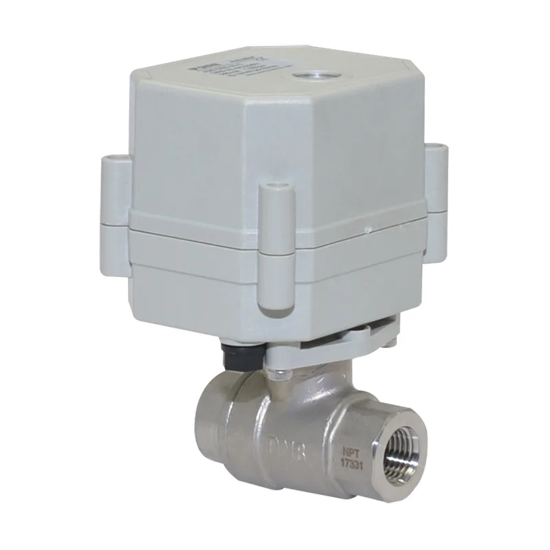 4-20 mA 2 way 1/4'' stainless steel 304 Proportional electric Control Ball Valve
4-20 mA 2 way 1/4'' stainless steel 304 Proportional electric Control Ball Valve