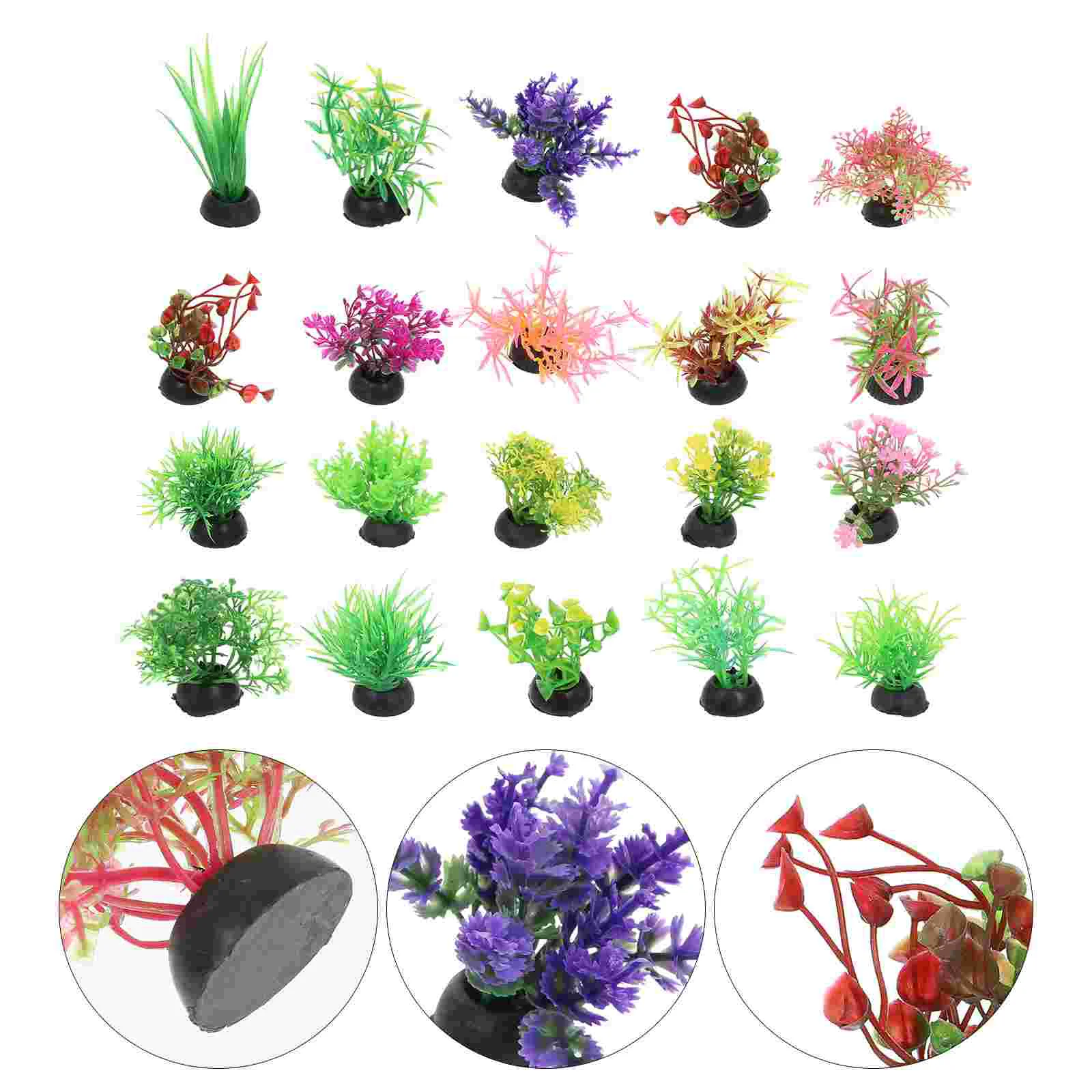

Fish Landscaping Water Plants Aquarium Adornment Decor Plastic Supplies Craft Artificial Simulation Decorate