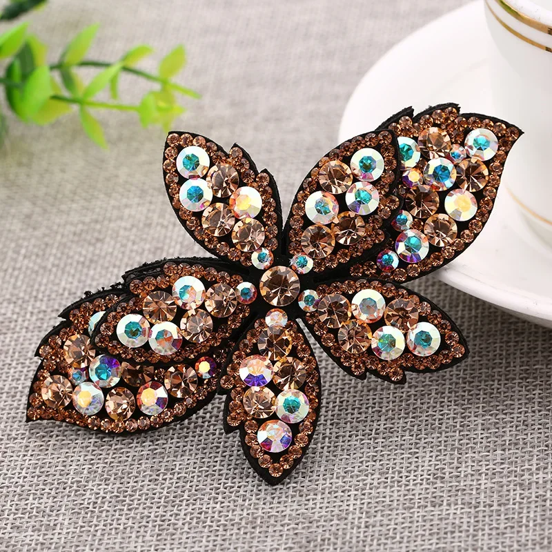 New Simple Girl Headwear Bow Tie Flowers Rhinestone Hair Clips Barrettes Women Fashion Headdress Full Diamond Hair Accessories
New Simple Girl Headwear Bow Tie Flowers Rhinestone Hair Clips Barrettes Women Fashion Headdress Full Diamond Hair Accessories