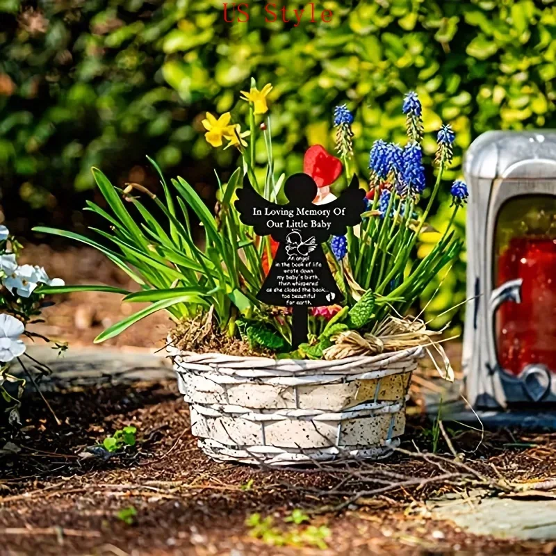 Metal Cemetery Marker Memorial Stakes Decoration Commemorative Plaque Outdoor Garden Courtyard Sympathetic Cemetery Decoration G
Metal Cemetery Marker Memorial Stakes Decoration Commemorative Plaque Outdoor Garden Courtyard Sympathetic Cemetery Decoration G