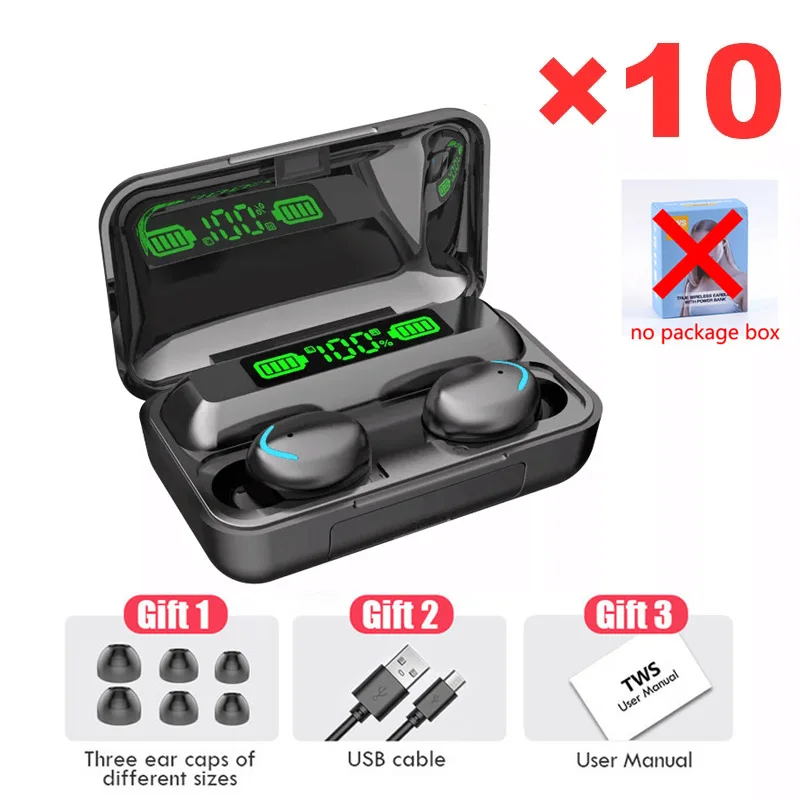 Original Wholesale Sale Wireless Earphone Bluetooth Headphones F9-5c Tws Headset Gamer For Phone Handfree With Mic Earbuds 10pcs
Original Wholesale Sale Wireless Earphone Bluetooth Headphones F9-5c Tws Headset Gamer For Phone Handfree With Mic Earbuds 10pcs
