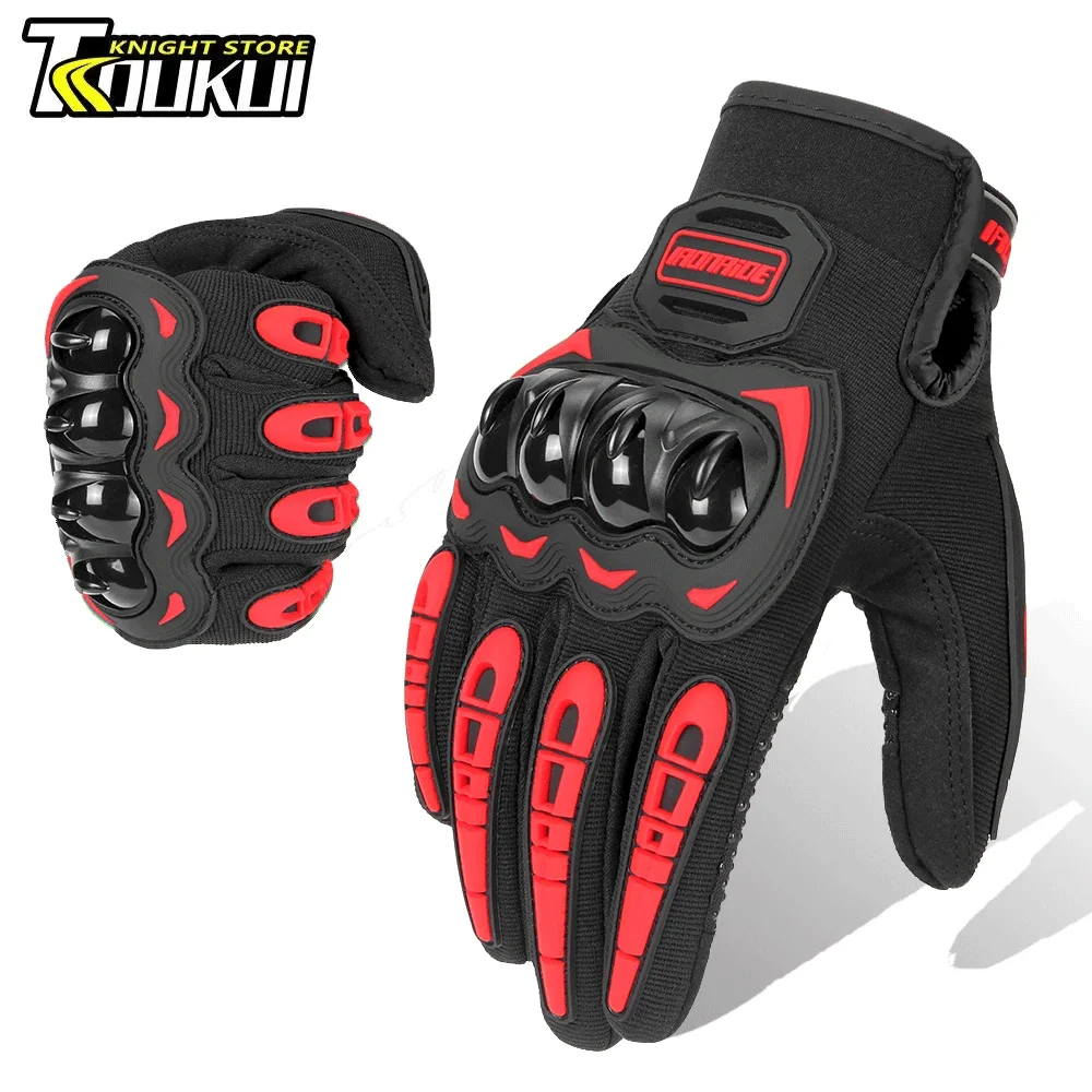 

Summer Motorcycle Gloves Breathable Riding Gloves Hard Knuckle Touchscreen Motorbike Gloves Tactical Gloves For Dirt Bike Moto