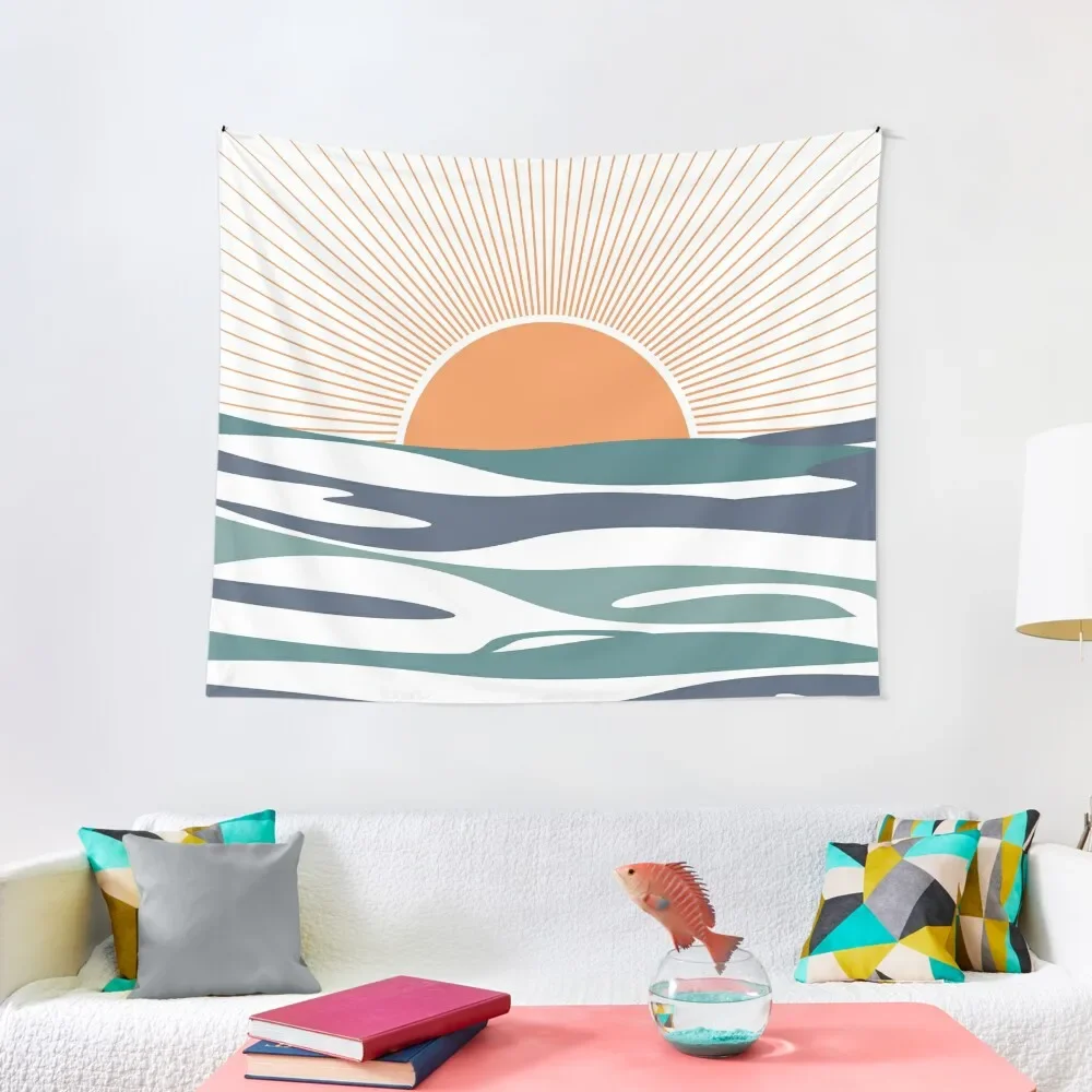 

Sunrise by the sea Tapestry Room Decor Aesthetic Decorations For Your Bedroom Wall Deco Room Decorations Aesthetic Tapestry