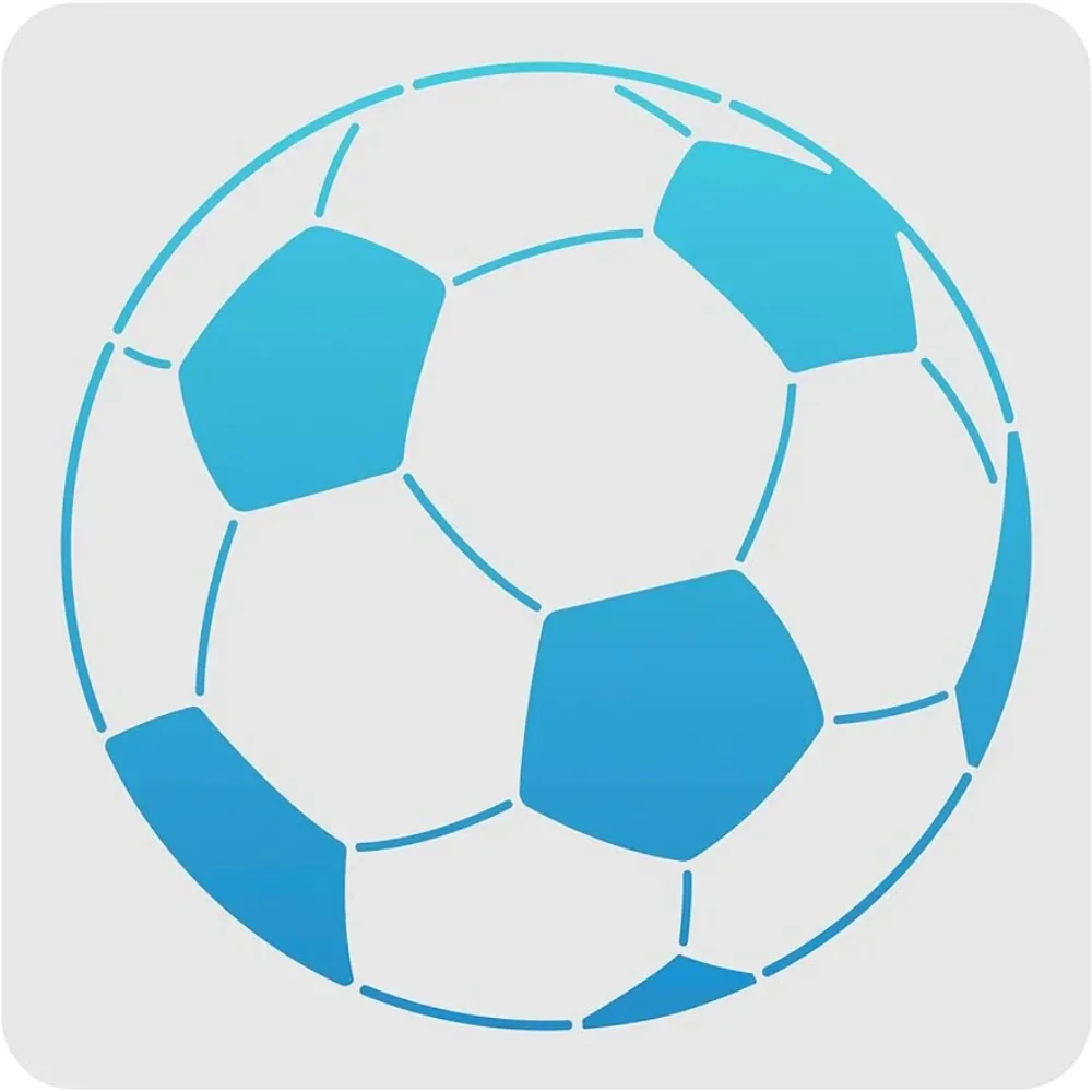 Football Stencils Template 11.8x11.8inch Plastic Soccor Drawing Painting Stencils Square Reusable Stencils for Painting on Wood
Football Stencils Template 11.8x11.8inch Plastic Soccor Drawing Painting Stencils Square Reusable Stencils for Painting on Wood