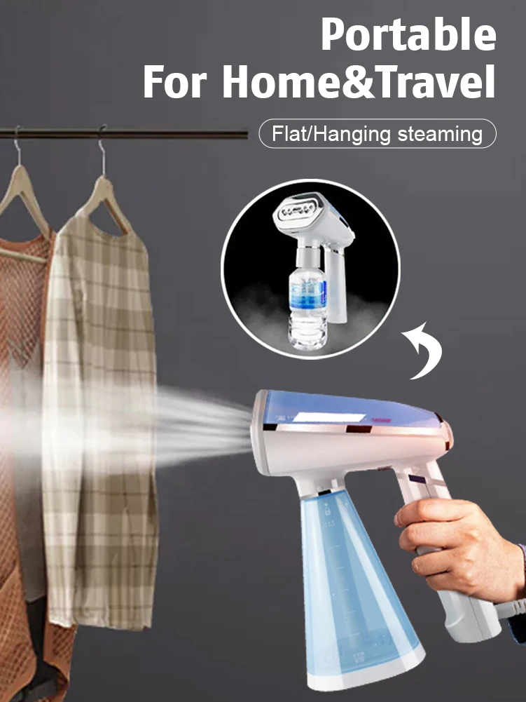 1200W Handheld Streamer for Clothes Folding Handle Garment Steamer with 350ml Water Tank 25s Fast Preheat Portable Tools
1200W Handheld Streamer for Clothes Folding Handle Garment Steamer with 350ml Water Tank 25s Fast Preheat Portable Tools