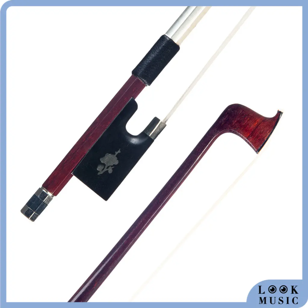 LOOK 4/4 Brazilwood Violin Bow Brazil Wood Round Stick W/Ebony Frog Mongolia Horsehair Durable Use
LOOK 4/4 Brazilwood Violin Bow Brazil Wood Round Stick W/Ebony Frog Mongolia Horsehair Durable Use