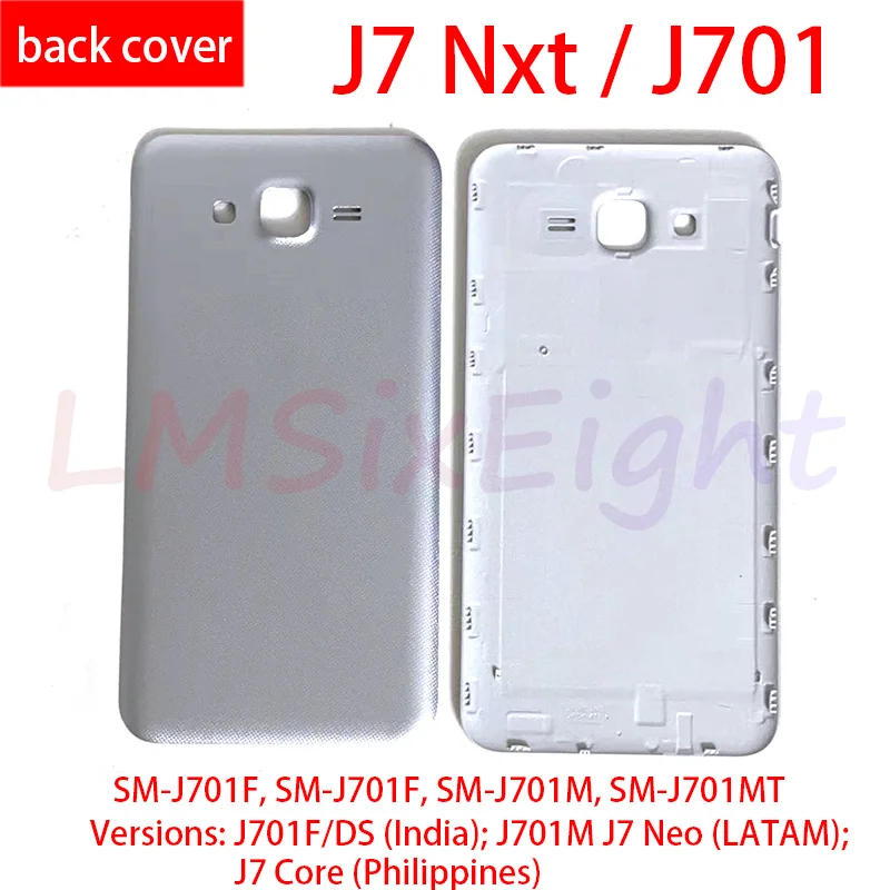 

For Samsung Galaxy J7 Neo Nxt SM-J701M J701 J701Y Battery Cover Rear Door Back Housing Case Phone Repair Parts Replacement Lid