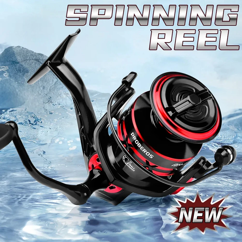 Spinning Reel 1000-6000Series Metal Spool Fishing Reel 9KG Max Drag 5.2:1 Spinning Wheel Carp Saltwater Fishing Reel Accessories
Spinning Reel 1000-6000Series Metal Spool Fishing Reel 9KG Max Drag 5.2:1 Spinning Wheel Carp Saltwater Fishing Reel Accessories