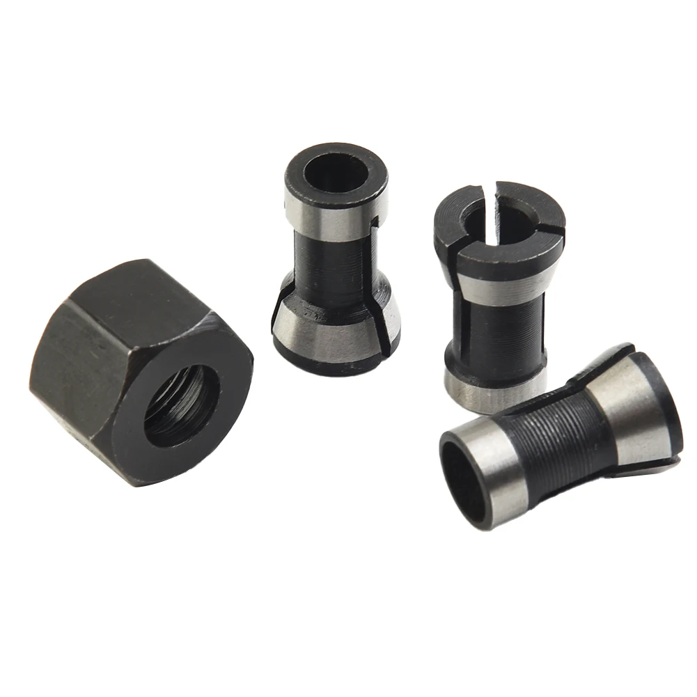 Electric Router Woodworking Cutter 4pcs 6/6.35/8mm Collet Carbon Steel Chuck Accessories Milling Cutter Power Tool
Electric Router Woodworking Cutter 4pcs 6/6.35/8mm Collet Carbon Steel Chuck Accessories Milling Cutter Power Tool