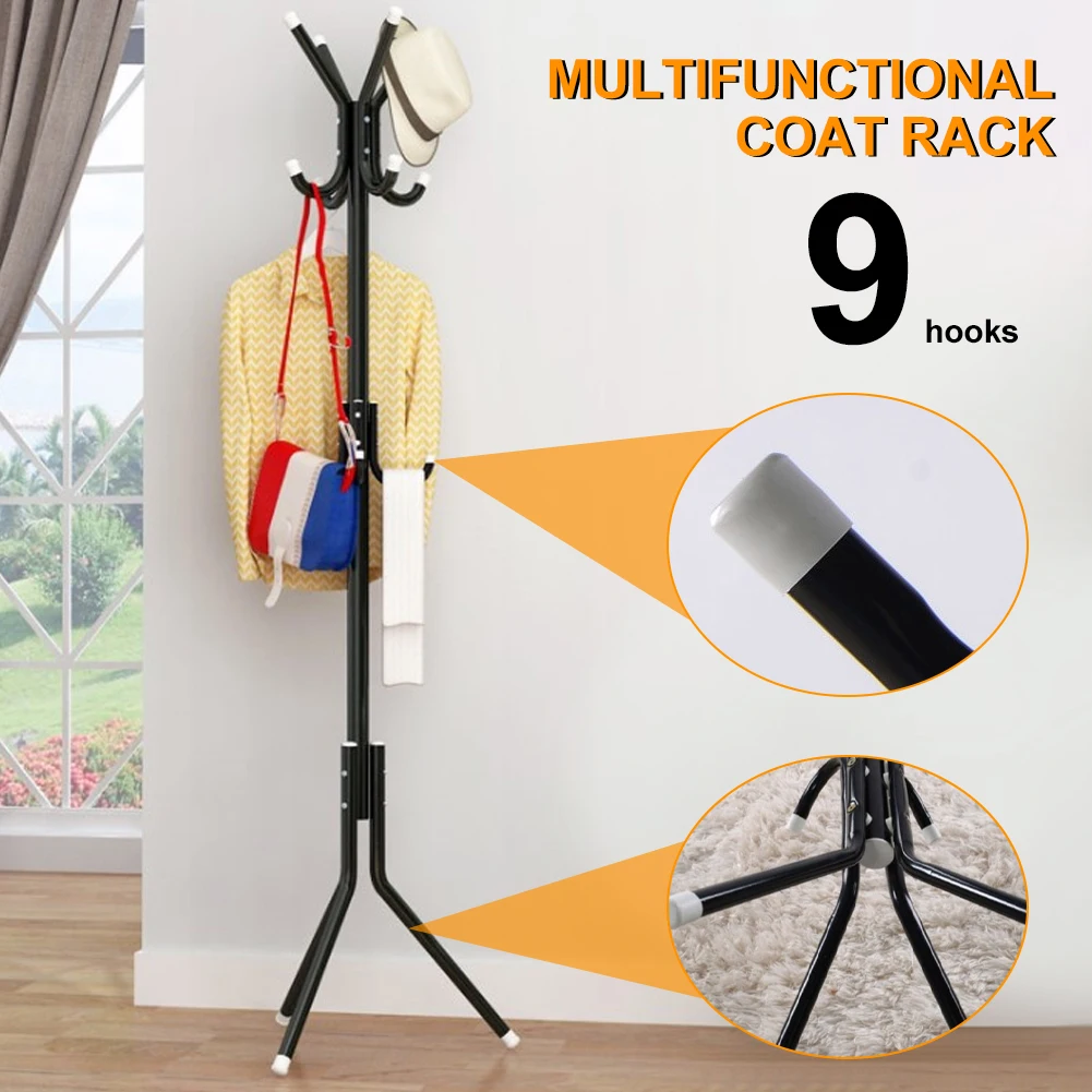 Metal Coat Rack Freestanding Stable Coat Tree With 9 Hook Hat Coat Hanger Stand Organizer For Bedroom Living Room Hallway Office
Metal Coat Rack Freestanding Stable Coat Tree With 9 Hook Hat Coat Hanger Stand Organizer For Bedroom Living Room Hallway Office