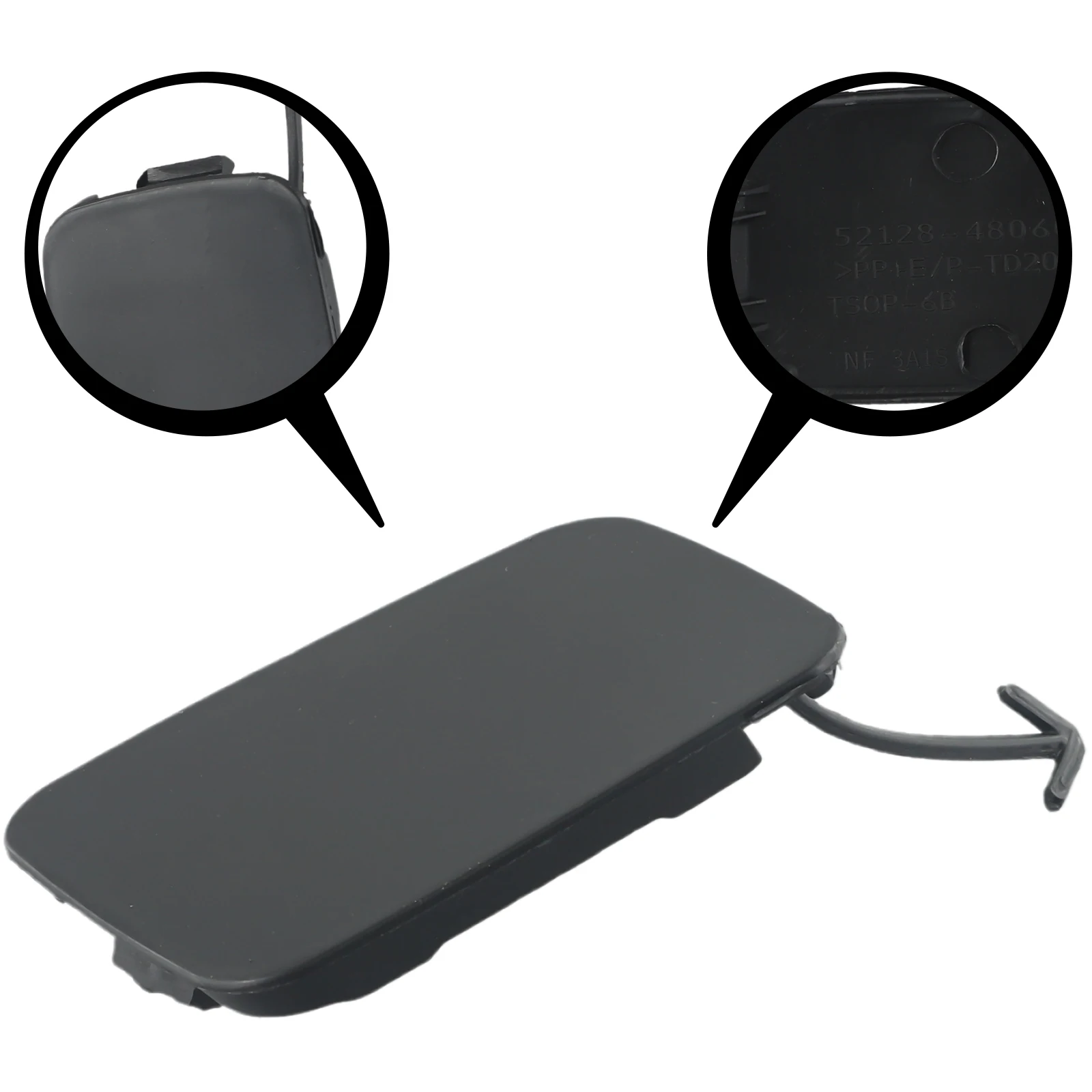 Front Bumper Tow Eye Hook Cap 52128-48905 Easy To Install Front High Quality Plastic Unpainted For Lexus RX350 RX450h
Front Bumper Tow Eye Hook Cap 52128-48905 Easy To Install Front High Quality Plastic Unpainted For Lexus RX350 RX450h