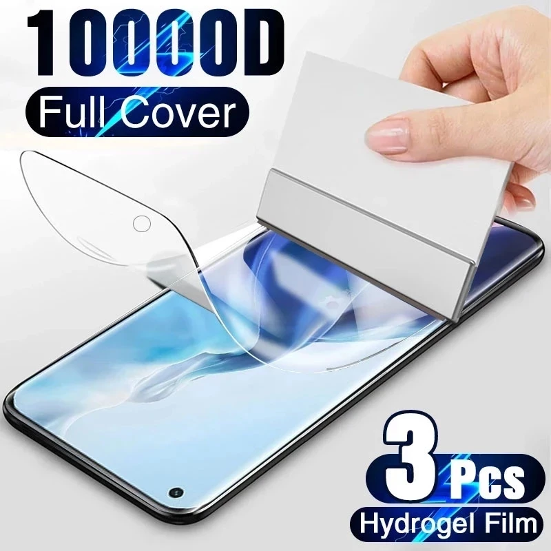 

3Pcs Full Cover Hydrogel Find X3 Neo X5 For OPPO Lite 9 8 Plus Reno 6 5 Pro 7 Z 5G Film