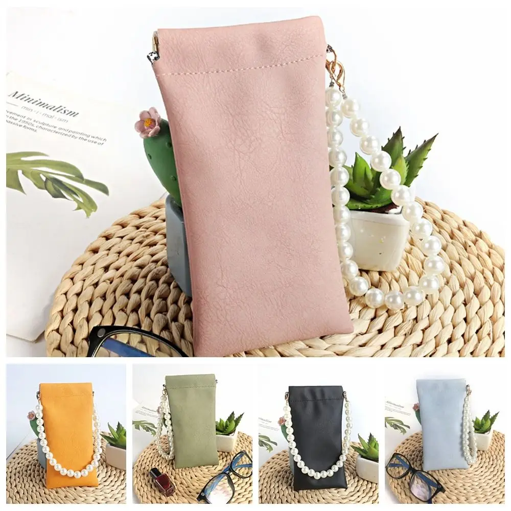 PU Leather Self-closing Glasses Case Elegant Waterproof Pearl Hand Hanging Mini Solid Color Children
PU Leather Self-closing Glasses Case Elegant Waterproof Pearl Hand Hanging Mini Solid Color Children