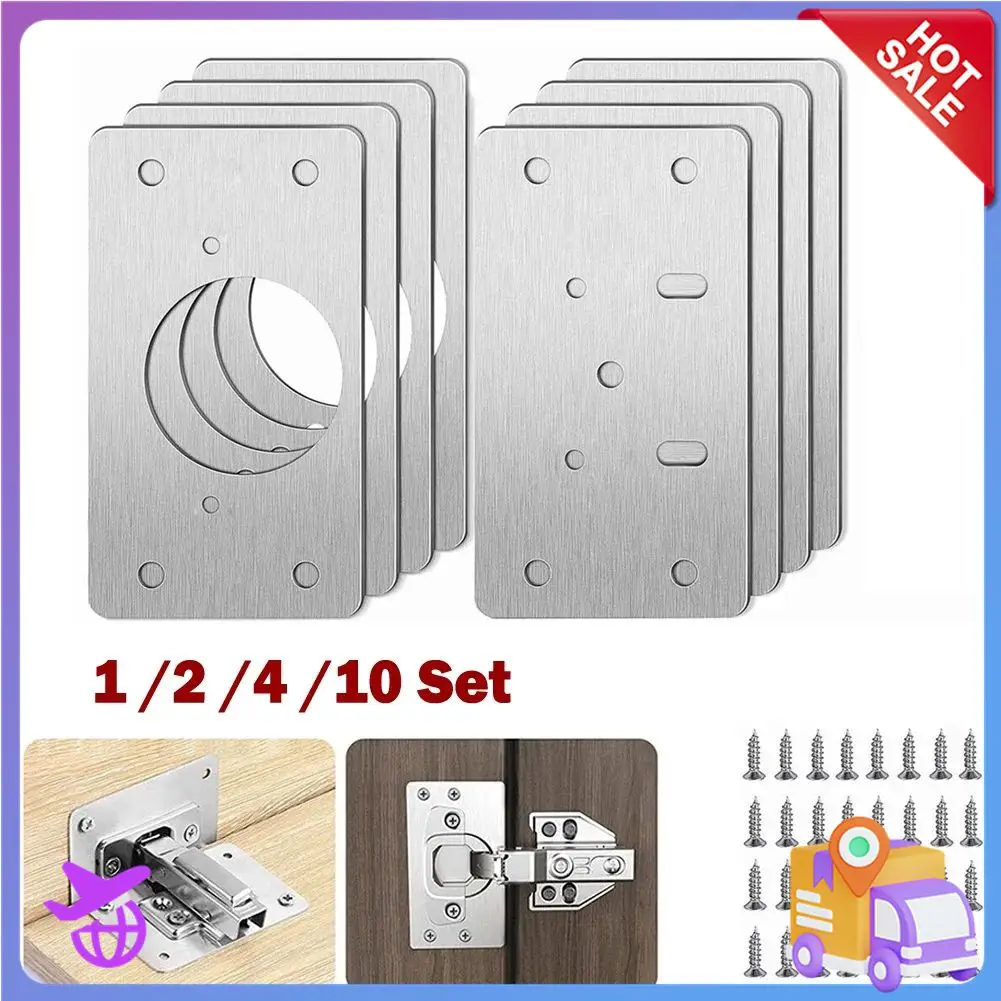 1/2/4/10pcs Cabinet Hinge Closed Hinge Repair Board Cabinet Door Drawer Silver Stainless Steel Rust Resistant Beautiful Fixing
1/2/4/10pcs Cabinet Hinge Closed Hinge Repair Board Cabinet Door Drawer Silver Stainless Steel Rust Resistant Beautiful Fixing
