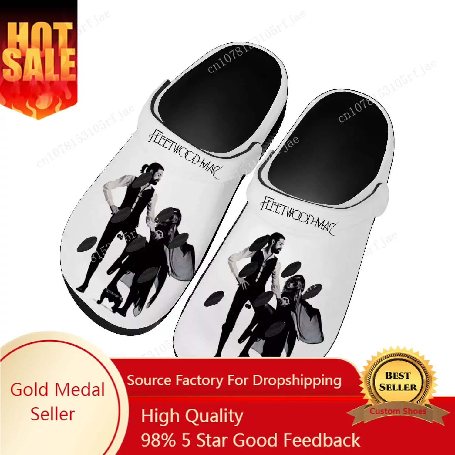 Fleetwood Mac Pop Rock Band Home Clogs Custom Water Shoes Mens Womens Teenager Shoes Clog Breathable Beach Hole Slippers Black
Fleetwood Mac Pop Rock Band Home Clogs Custom Water Shoes Mens Womens Teenager Shoes Clog Breathable Beach Hole Slippers Black