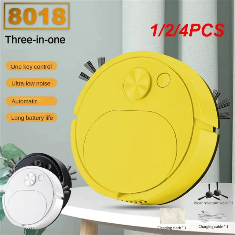 

1/2/4PCS Sweeping Robot Automatic Mini Cleaning Household Machine USB Charging Intelligent Technology Sweep Suck Drag Vacuum