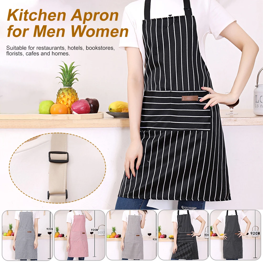 Kitchen Apron Men Women Fashion Cooking Apron Adjustable Stain Resistant Chef Work Apron With Pockets Household Cleaning Aprons
Kitchen Apron Men Women Fashion Cooking Apron Adjustable Stain Resistant Chef Work Apron With Pockets Household Cleaning Aprons