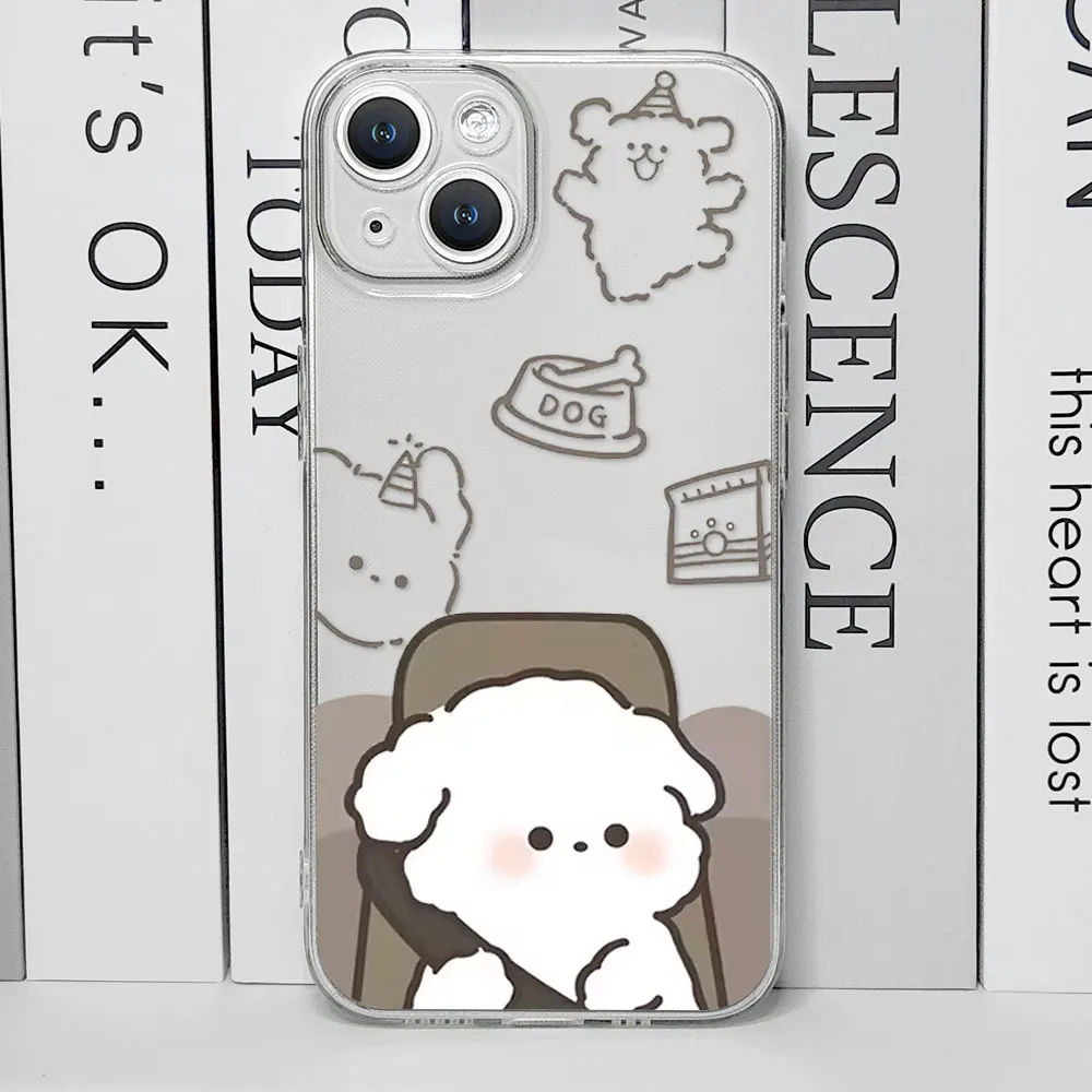 Funny Cartoon Dog Phone Case for Iphone 13 12 11 14 15 16 Pro Max XS MAX X Soft Covers for Iphone 7 8 14 Plus SE20 Couple Fundas Funny Cartoon Dog Phone Case for Iphone 13 12 11 14 15 16 Pro Max XS MAX X Soft Covers for Iphone 7 8 14 Plus SE20 Couple Fundas