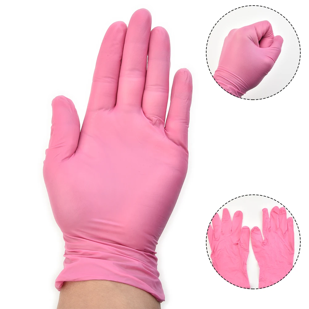 20PCS Disposable Pink Nitrile Gloves Latex Free WaterProof Anti Static Durable Versatile Working Gloves Kitchen Cooking Gloves
20PCS Disposable Pink Nitrile Gloves Latex Free WaterProof Anti Static Durable Versatile Working Gloves Kitchen Cooking Gloves