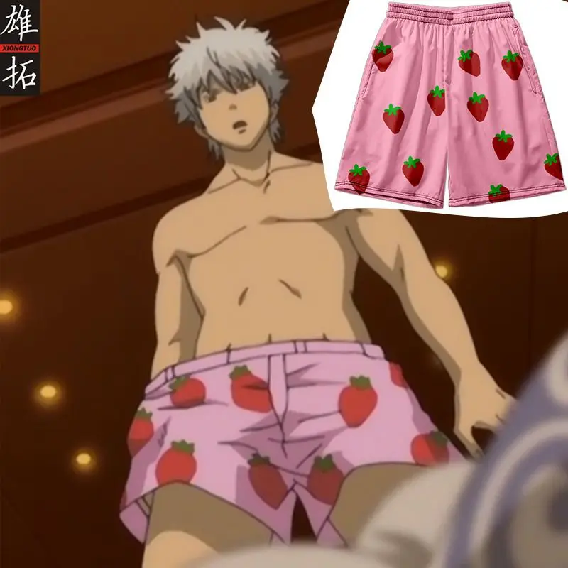 GINTAMA Pants Anime Sakata Gintoki Cosplay Costume Shorts Men Elastic Waist Bottoms Strawberry Loungewear Sleepwear Pyjamas
GINTAMA Pants Anime Sakata Gintoki Cosplay Costume Shorts Men Elastic Waist Bottoms Strawberry Loungewear Sleepwear Pyjamas