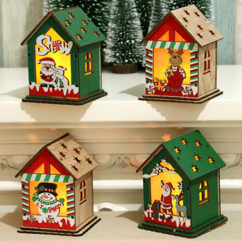 Children's Christmas Gifts Christmas Party Decor Christmas Wooden Houses for Kids Handmade Craft Toys DIY Assembly Puzzle Toys
Children's Christmas Gifts Christmas Party Decor Christmas Wooden Houses for Kids Handmade Craft Toys DIY Assembly Puzzle Toys