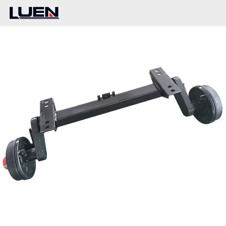 LUEN 750kg Rubber Torsion Axle with Electric mechanical or hydraulic drum brake
LUEN 750kg Rubber Torsion Axle with Electric mechanical or hydraulic drum brake