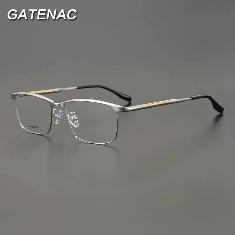 Retro Pure Titanium Glasses Frame Men 2022 New Vintage Prescription Square Designer Eyeglasses Frame Myopia Optical Eyewear 
Retro Pure Titanium Glasses Frame Men 2022 New Vintage Prescription Square Designer Eyeglasses Frame Myopia Optical Eyewear