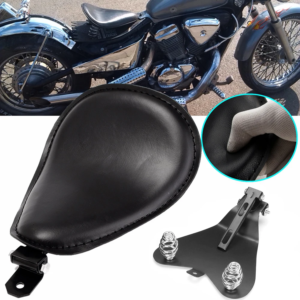 Universal Motorcycle Solo Saddle Seat Cover Spring Bracket Base Leather Seat For Honda Rebel CMX250C For Yamaha Virago XV250
Universal Motorcycle Solo Saddle Seat Cover Spring Bracket Base Leather Seat For Honda Rebel CMX250C For Yamaha Virago XV250