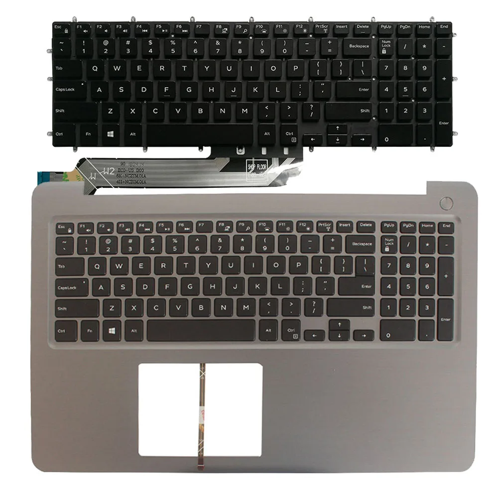 Новая английская клавиатура для DELL INSPIRON 15 5565 5567 с верхней крышкой с подсветкой и серой рамкой
Новая английская клавиатура для DELL INSPIRON 15 5565 5567 с верхней крышкой с подсветкой и серой рамкой
