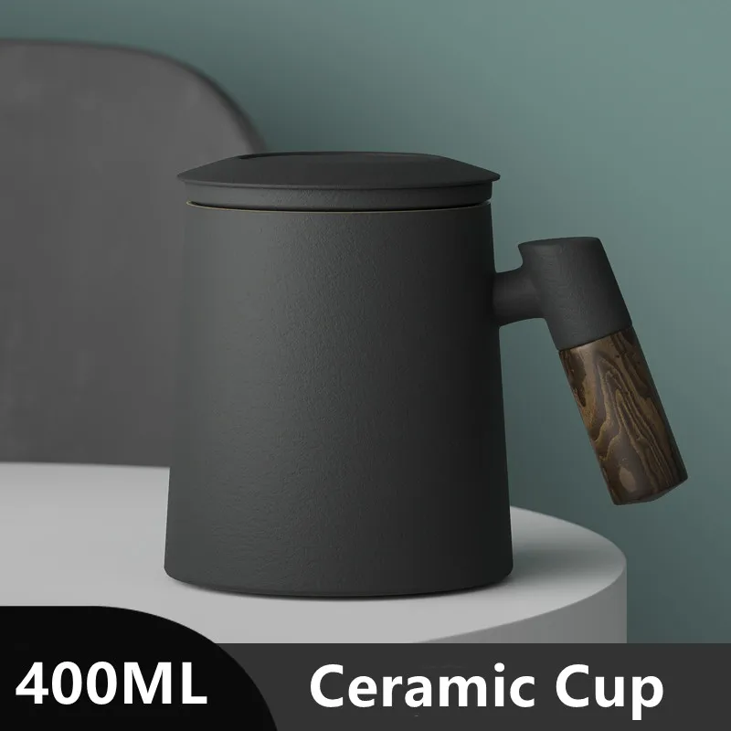 400ML Ceramic Mug With Handle and Filter Lid Coffee Cup Home Porcelain Cup Office Tea Mug Premium Gifts Tumbler
400ML Ceramic Mug With Handle and Filter Lid Coffee Cup Home Porcelain Cup Office Tea Mug Premium Gifts Tumbler