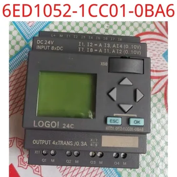 중고 테스트 확인, 실제 6ED1052-1CC01-0BA6 로고! 로직 모듈, 디스플레이 PS/I/O: 24 V, 24 V, 24 V, 트랜스. 8 DI (4 AI)/4 DO,