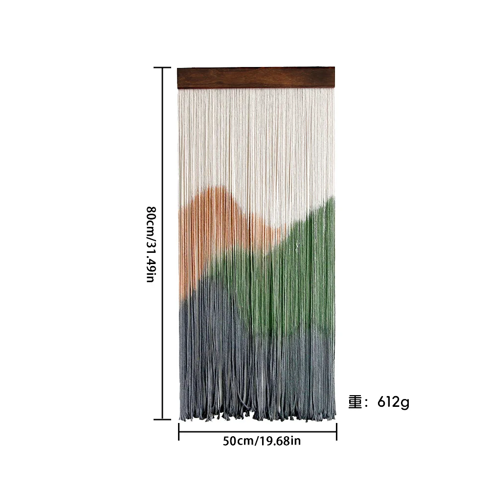 Hand Woven Landscape Tapestry with Tassels 2 S8cc7bae884d5429f8a76f08718c1998bG