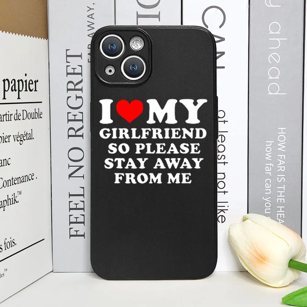 Cute Funny I Love My Girlfriend Phone Case for IPhone 11 12 13 14 15 16 Pro Max Mini X XS 7 8Plus Soft Cover Couple Paired Coque Cute Funny I Love My Girlfriend Phone Case for IPhone 11 12 13 14 15 16 Pro Max Mini X XS 7 8Plus Soft Cover Couple Paired Coque