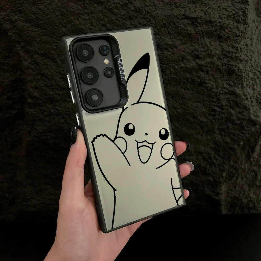 Line Pokemons Cartoon S25 Case For Samsung S25 S24 Ultra Carcasa For Galaxy S23 S22 S21 FE S20 Ultra Plus Shockproof Phone Cover Line Pokemons Cartoon S25 Case For Samsung S25 S24 Ultra Carcasa For Galaxy S23 S22 S21 FE S20 Ultra Plus Shockproof Phone Cover