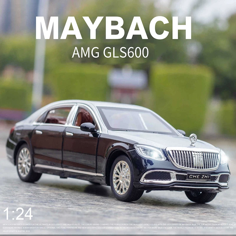 Модель автомобиля Maybach AMG GLS600 металлическая, модель автомобиля из сплава, со звуком и светильник, игрушка для мальчиков, подарок на день рождения, 1/24
Модель автомобиля Maybach AMG GLS600 металлическая, модель автомобиля из сплава, со звуком и светильник, игрушка для мальчиков, подарок на день рождения, 1/24