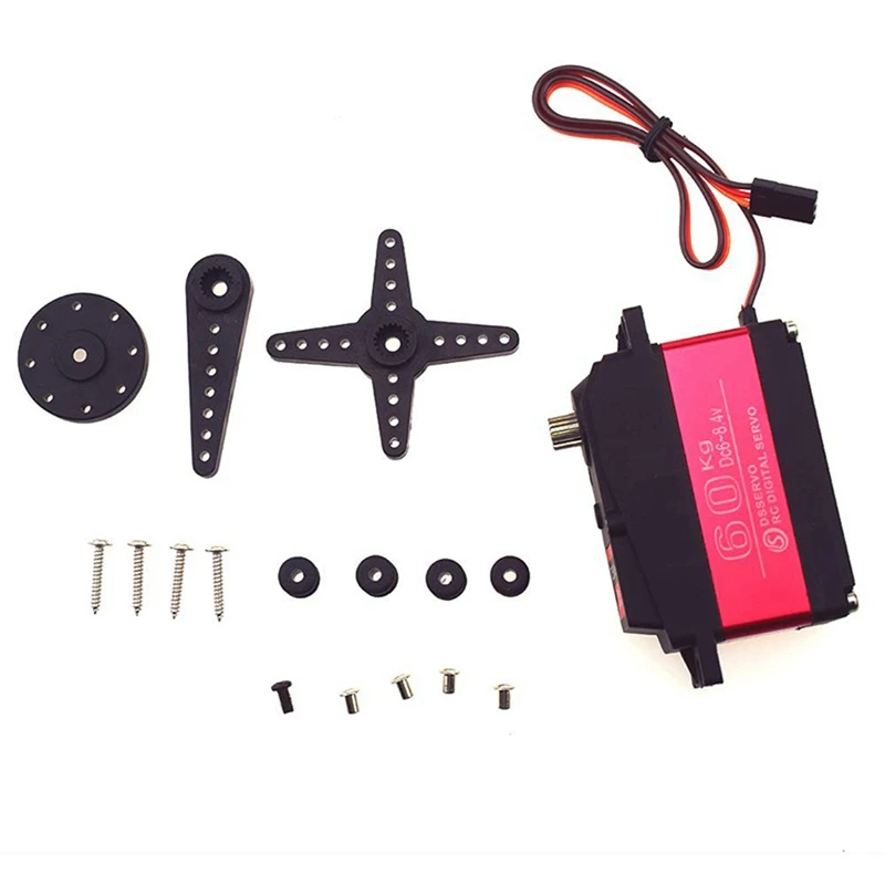 5Piece DS5160 SSG 60Kg 8.4V High Voltage Waterproof Servo For 1:5 RC Car SAVOX-0236 LOSI XL 5T Robot Arm 270 Servo
5Piece DS5160 SSG 60Kg 8.4V High Voltage Waterproof Servo For 1:5 RC Car SAVOX-0236 LOSI XL 5T Robot Arm 270 Servo