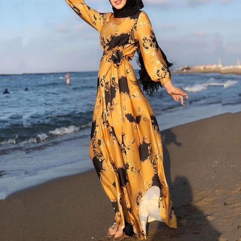 Элегантное платье Jilbaab, кафтан, мусульманское длинное платье абайя, модное мусульманское платье с длинным рукавом и принтом
Элегантное платье Jilbaab, кафтан, мусульманское длинное платье абайя, модное мусульманское платье с длинным рукавом и принтом