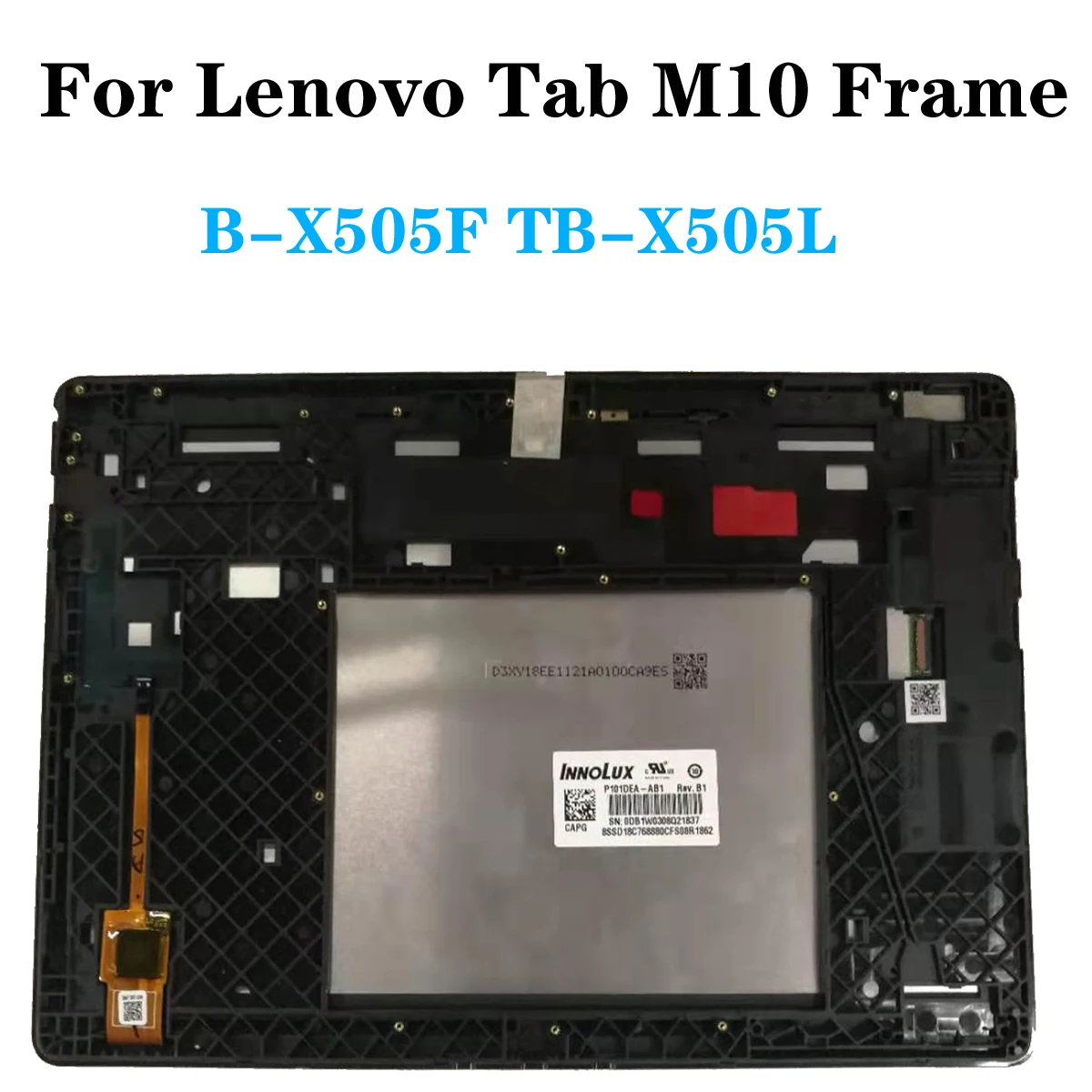 

10.1" For Lenovo Tab M10 TB-X505 TB-X505F TB-X505L TB-X505X x505 Screen LCD Display Touch Digitizer Assembly with frame