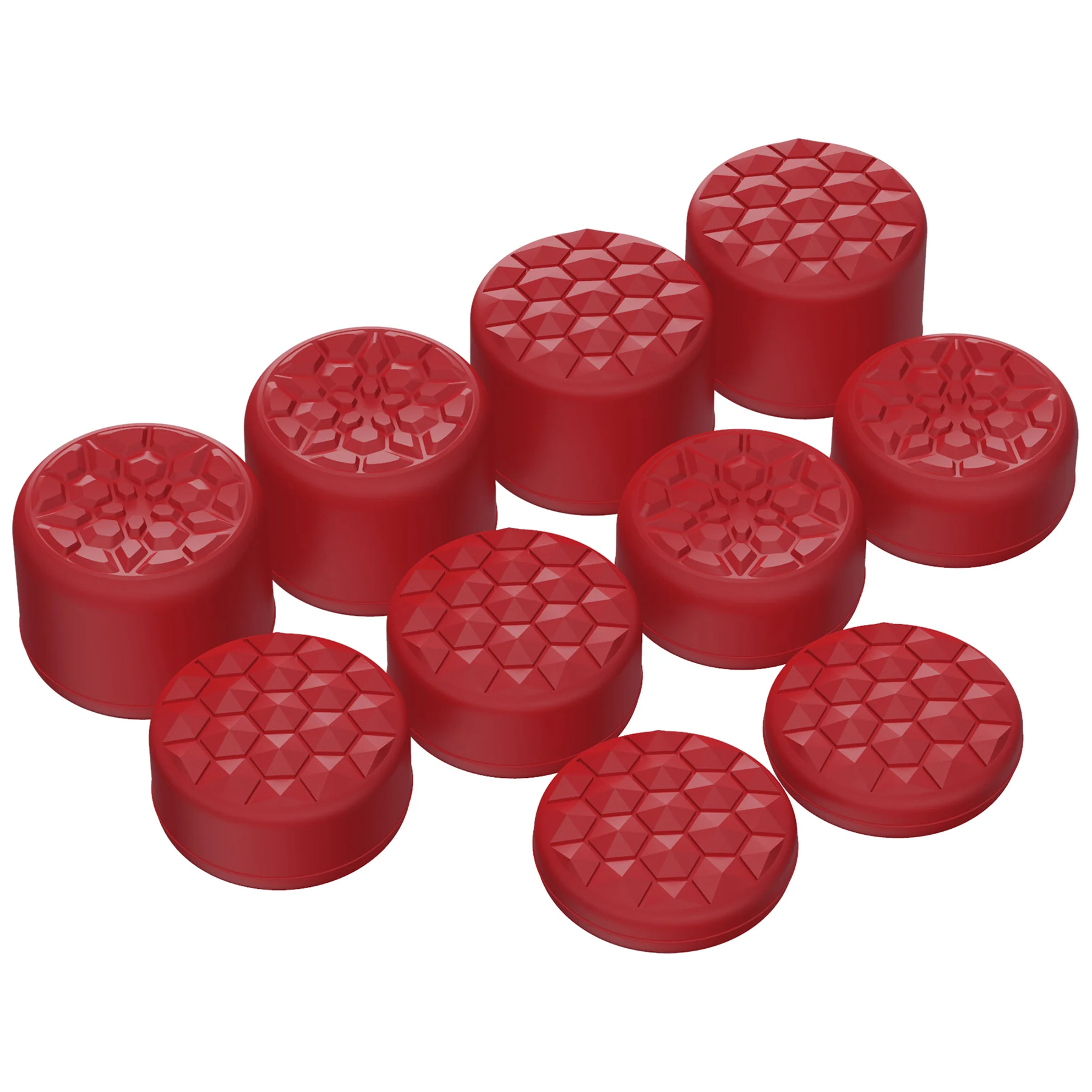 PlayVital Red Ergonomic Thumb Grips for ps5 Joystick Caps for Xbox Series X/S, Switch Pro - Diamond Grain & Crack Bomb Design
PlayVital Red Ergonomic Thumb Grips for ps5 Joystick Caps for Xbox Series X/S, Switch Pro - Diamond Grain & Crack Bomb Design