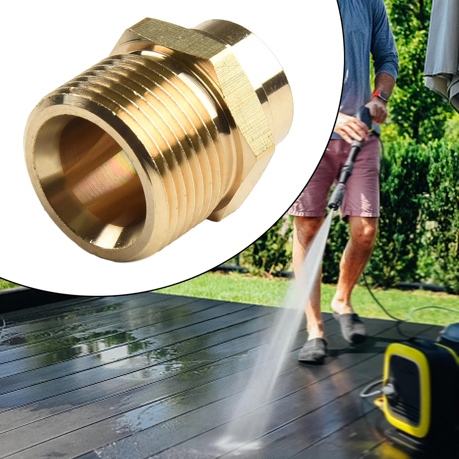 High Pressure Washer Joints M22 X 1/4\" NPT Female Plug For Karcher Style Adapter Nozzle Accessories Garden Tool Parts
High Pressure Washer Joints M22 X 1/4\" NPT Female Plug For Karcher Style Adapter Nozzle Accessories Garden Tool Parts